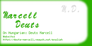 marcell deuts business card
